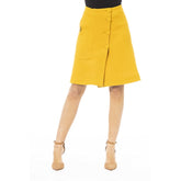 Jacob Cohen Yellow Wool Women Skirt -   -  Jacob Cohen.